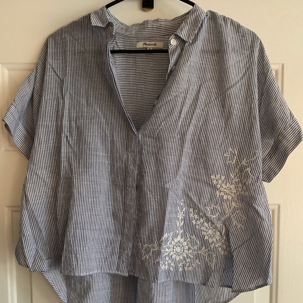 Madewell | Embroidered Shirt | M